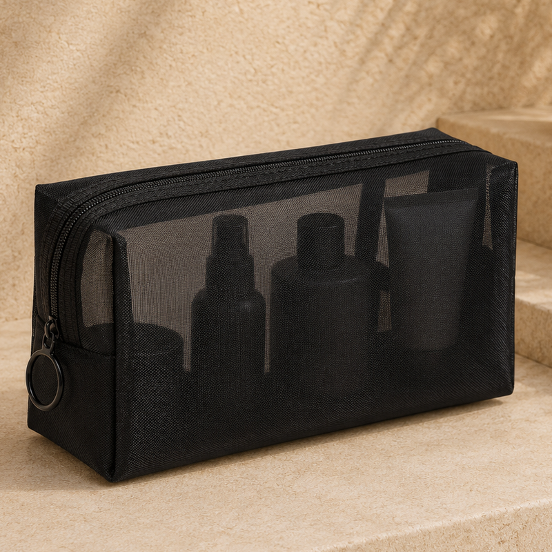 Torvato Transparent Carry-on Travel Toiletry Bag – Portable Organizer product overview