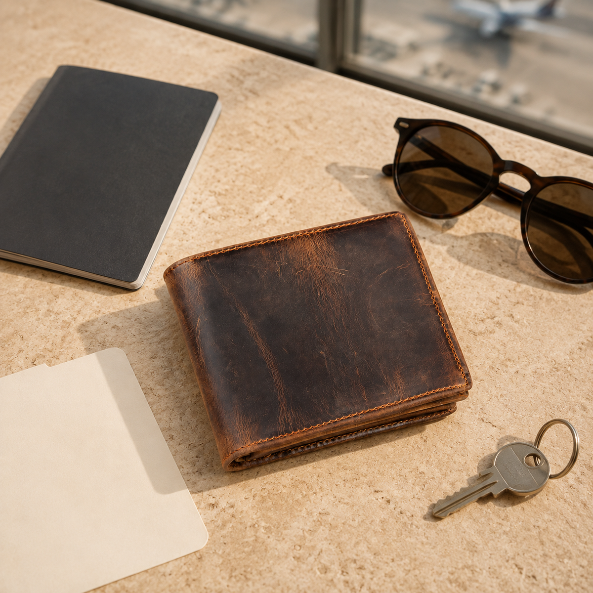Torvato Wayfarer — Leather Bifold Wallet