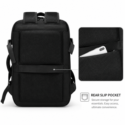Business Travel Backpack with USB Port – 28L alternate product view