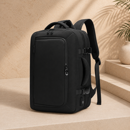 Business Laptop Backpack – Waterproof Travel Bag with USB Port