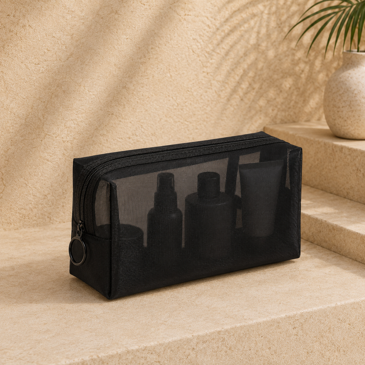 Transparent Carry-on Travel Toiletry Bag – Portable Organizer