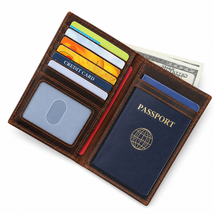 Leather Passport Holder & Travel Wallet | Torvato Passage