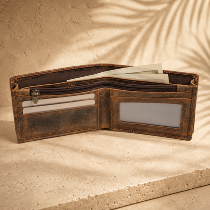 Torvato Wayfarer — Leather Bifold Wallet