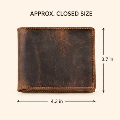 Torvato Wayfarer — Leather Bifold Wallet