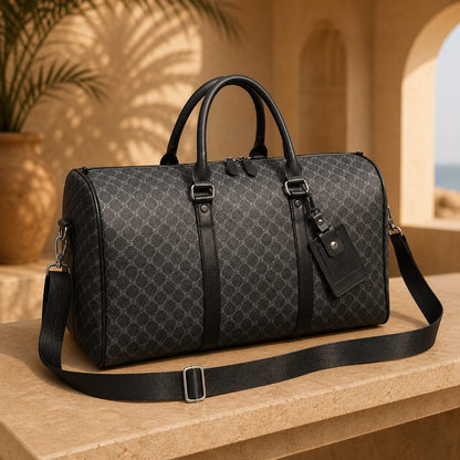 Torvato Nomad plaid travel duffel bag