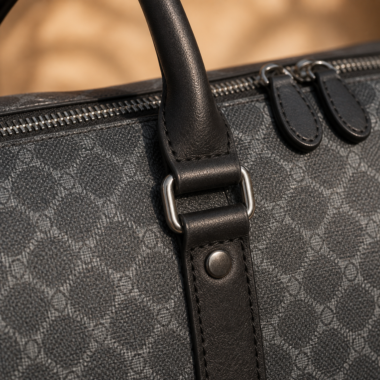 Torvato Nomad plaid travel duffel bag