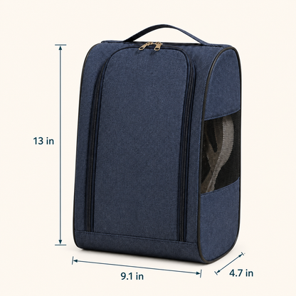 Torvato travel shoe bag dimensions 13 by 9.1 by 4.7 inches